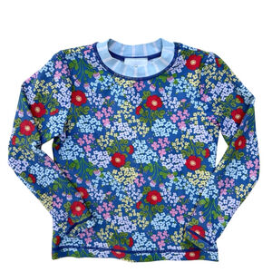 Hanna Andersson Girls Rash Gaurd Top Size‎ 5 Floral
